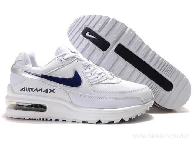 Nouvelles Nike Air Max Ltd 4 Chaussures Confortables Blanches Marine Fonce 41-46